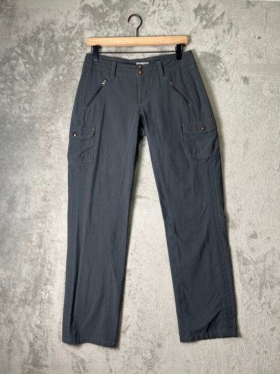 Kuhl Pants - KUHL Womens' Grey Splash Cargo Hiking Pants Lightweight Outdoor Trail Trousers 4